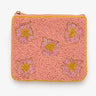 Sansira Jewelry - Geldbeutel/Etui mit Perlen • Blumen - ROSA ECK