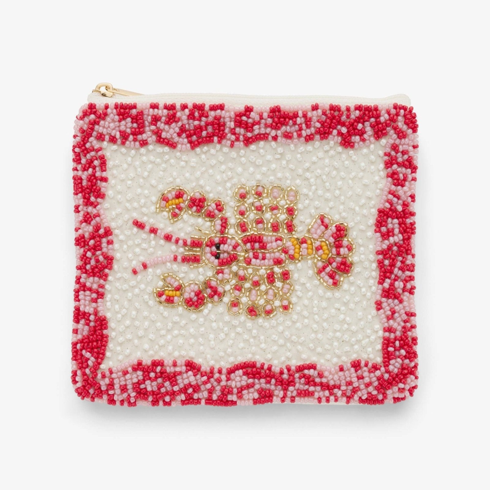 Sansira Jewelry - Geldbeutel/Etui mit Perlen • Hummer - ROSA ECK