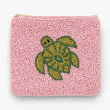 Sansira Jewelry - Geldbeutel/Etui mit Perlen • Schildkröte - ROSA ECK