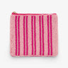 Sansira Jewelry - Geldbeutel/Etui mit Perlen • Streifen - ROSA ECK