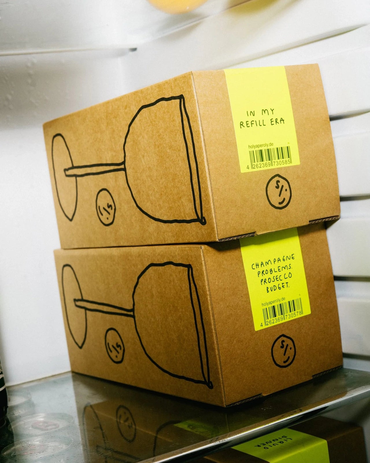 selekkt - IN MY REFILL ERA Weinglas - Trinkglas - ROSA ECK