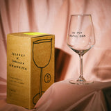 selekkt - IN MY REFILL ERA Weinglas - Trinkglas - ROSA ECK