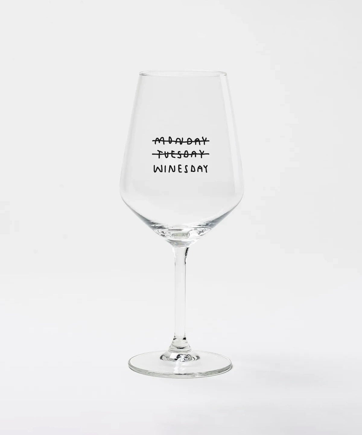 selekkt - MONDAY TUESDAY WINESDAY Weinglas - Trinkglas - ROSA ECK