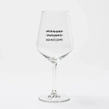 selekkt - MONDAY TUESDAY WINESDAY Weinglas - Trinkglas - ROSA ECK