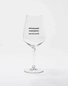 selekkt - MONDAY TUESDAY WINESDAY Weinglas - Trinkglas - ROSA ECK