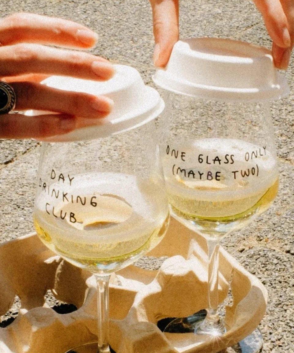 selekkt - Weinglas mit Spruch • I'm Doing Wine - ROSA ECK