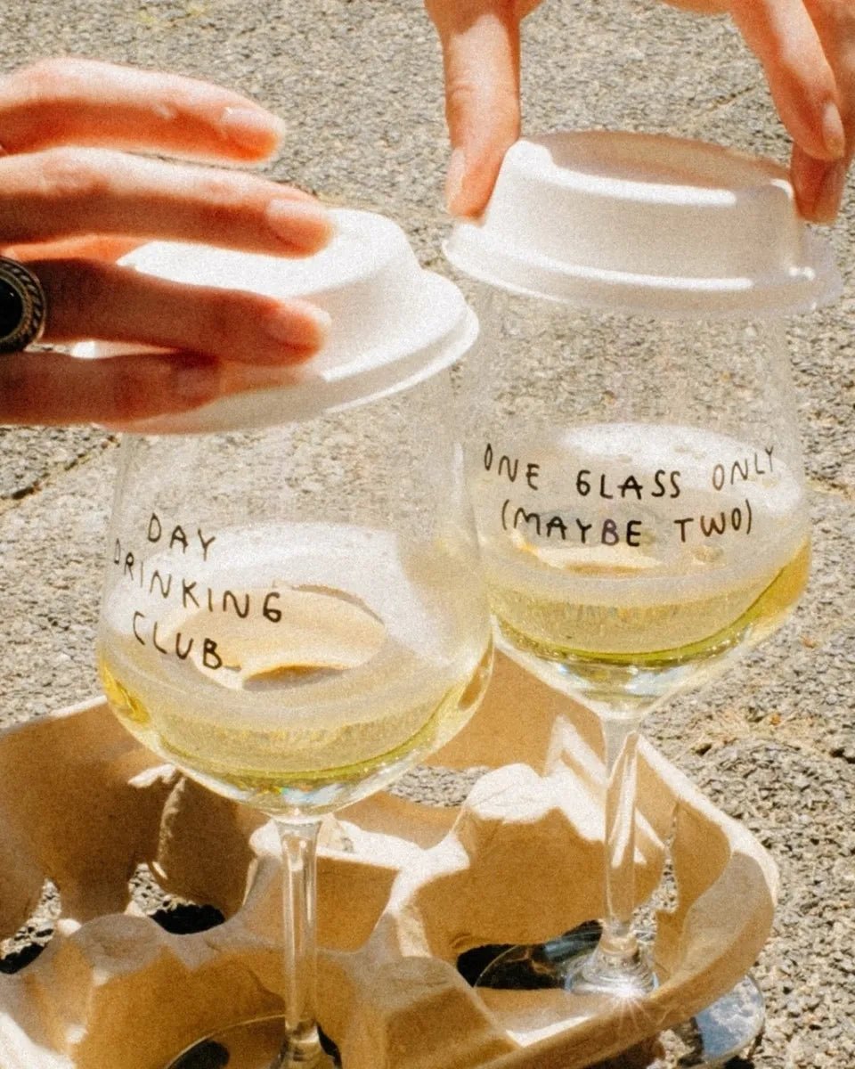 selekkt - Weinglas mit Spruch • I'm Doing Wine - ROSA ECK