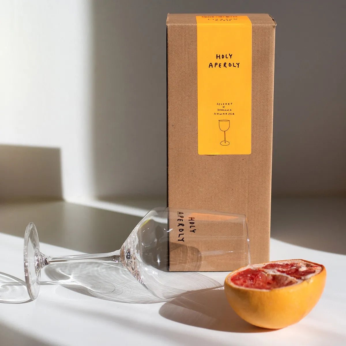selekkt - Weinglas mit Spruch • They See Me Aperollin' - ROSA ECK
