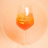 selekkt - Weinglas mit Spruch • They See Me Aperollin' - ROSA ECK