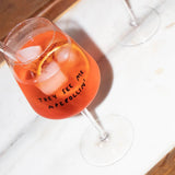 selekkt - Weinglas mit Spruch • They See Me Aperollin' - ROSA ECK