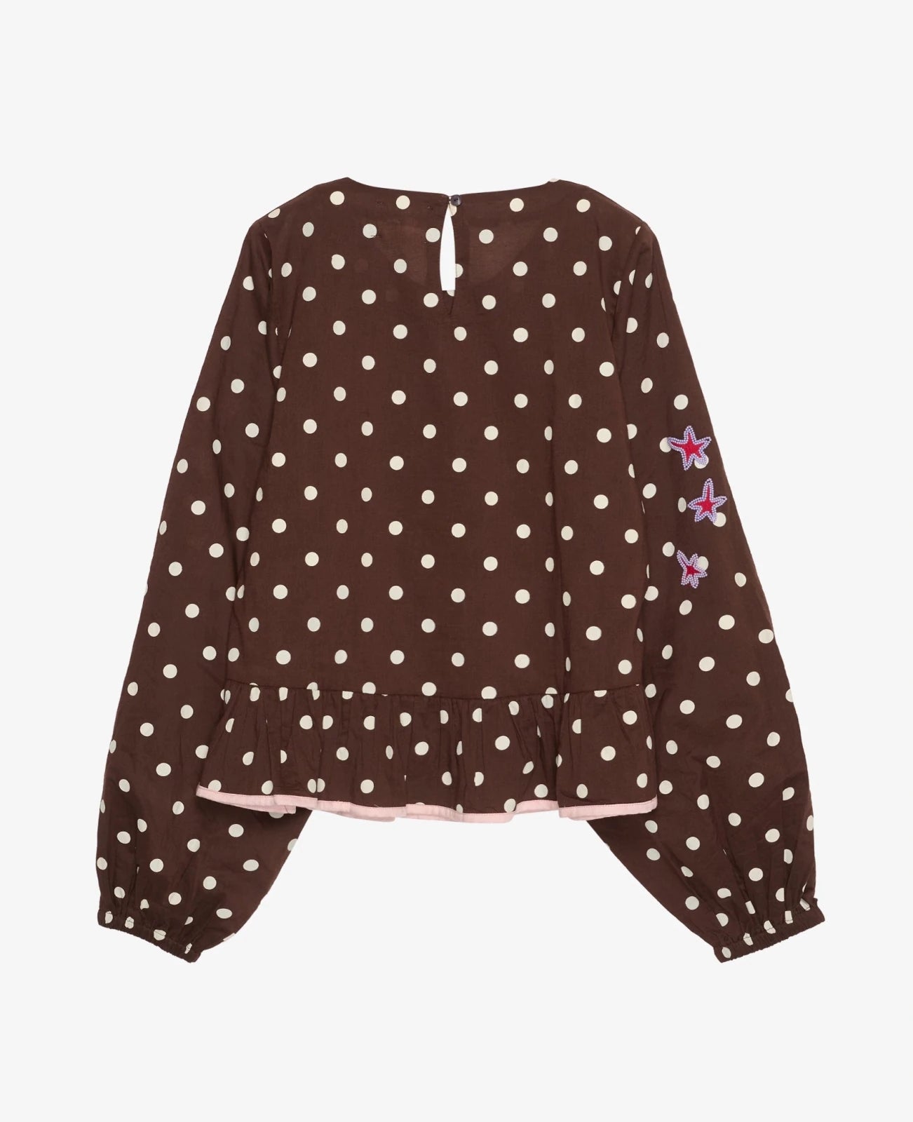 Sissel Edelbo - DIANA Top • Brown Dot - ROSA ECK