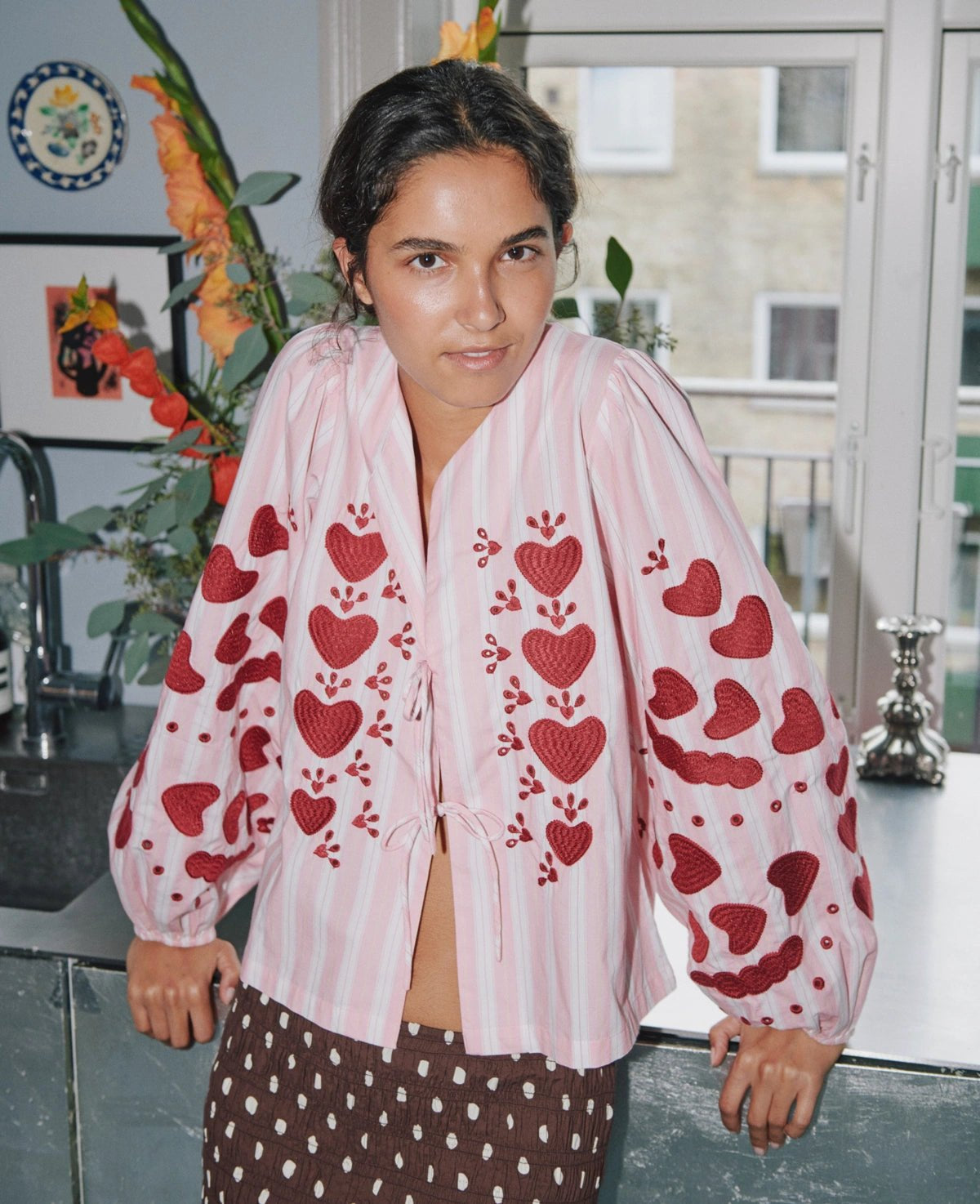 Sissel Edelbo - ELISABETH Top - Bluse - ROSA ECK