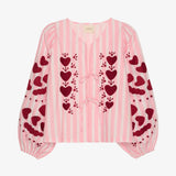 Sissel Edelbo - ELISABETH Top - Bluse - ROSA ECK