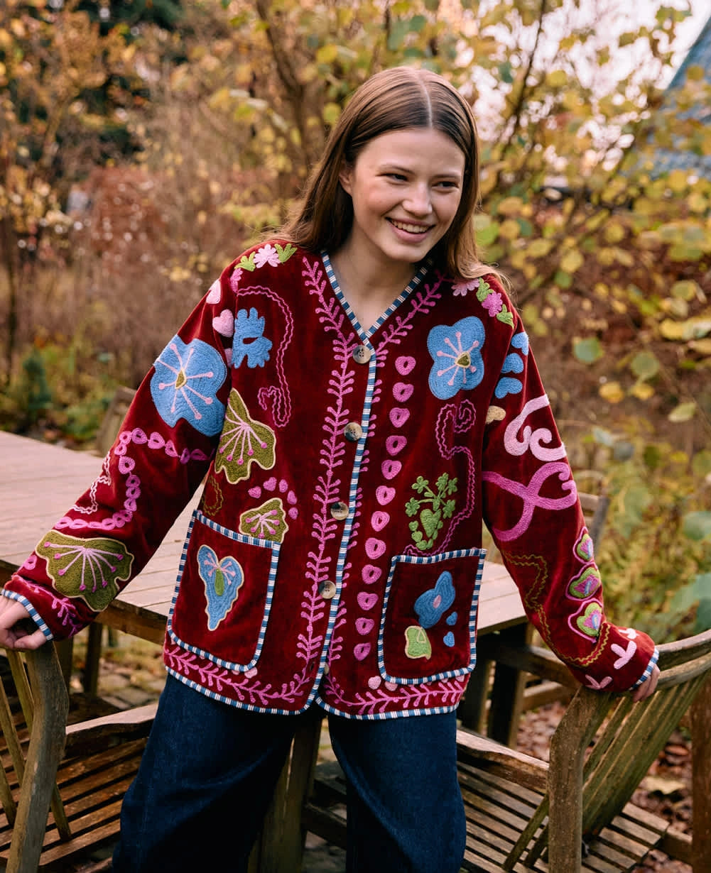 MAGGIE Jacke • Velvet Burgundy