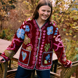 Sissel Edelbo - MAGGIE Jacke • Velvet Burgundy - ROSA ECK