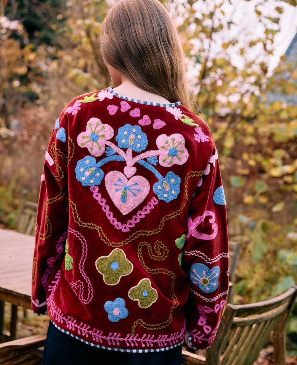 Sissel Edelbo - MAGGIE Jacke • Velvet Burgundy - ROSA ECK