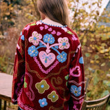 Sissel Edelbo - MAGGIE Jacke • Velvet Burgundy - ROSA ECK