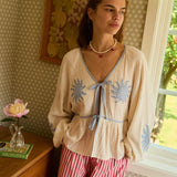 Sissel Edelbo - RAMONA Top • Off White - ROSA ECK