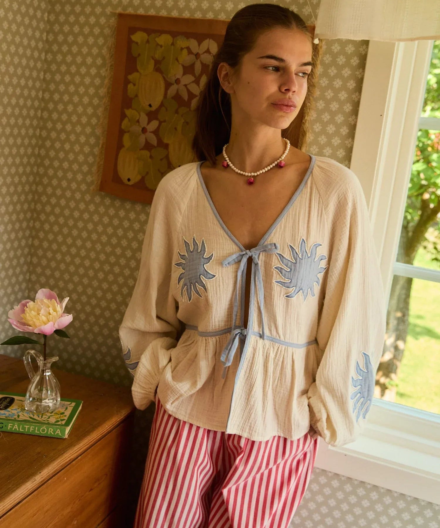 Sissel Edelbo - RAMONA Top • Off White - ROSA ECK