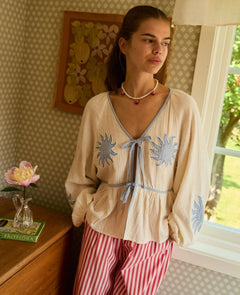 Sissel Edelbo - RAMONA Top • Off White - ROSA ECK