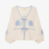 Sissel Edelbo - RAMONA Top • Off White - ROSA ECK