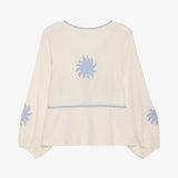 Sissel Edelbo - RAMONA Top • Off White - ROSA ECK