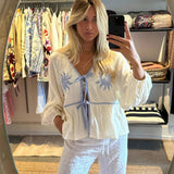 Sissel Edelbo - RAMONA Top • Off White - ROSA ECK