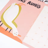 Slinga Illustration - Der Faule Kalender (2026) - Kalender - ROSA ECK Concept Store