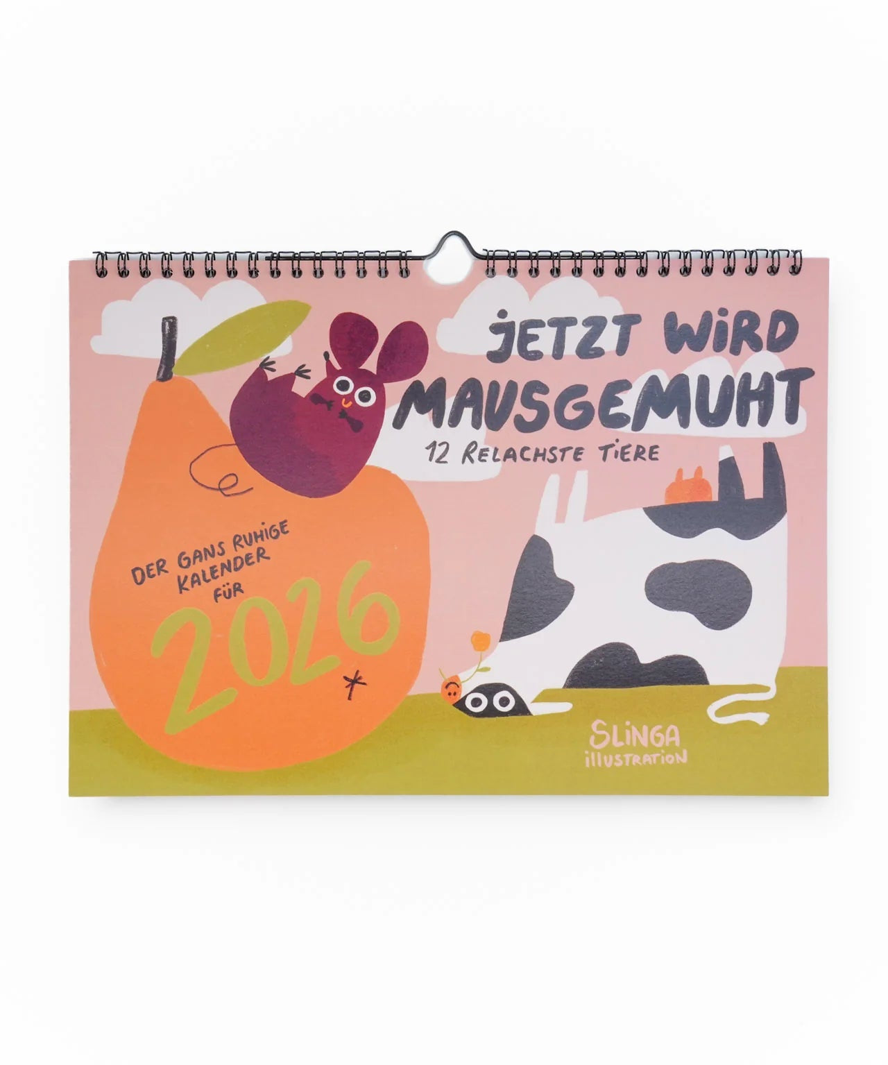 Slinga Illustration - Der Faule Kalender (2026) - Kalender - ROSA ECK Concept Store