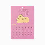 Slinga Illustration - Der Liebe Kleine Hunde Kalender (2026) - Kalender - ROSA ECK Concept Store