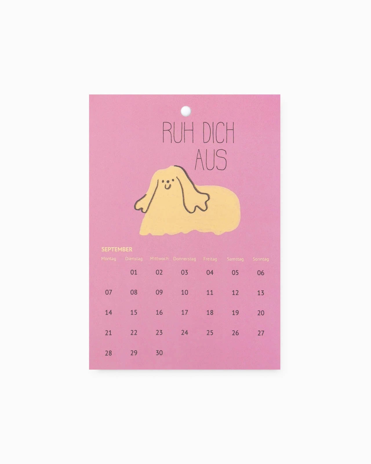 Slinga Illustration - Der Liebe Kleine Hunde Kalender (2026) - Kalender - ROSA ECK Concept Store