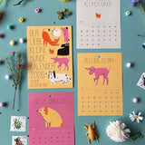 Slinga Illustration - Der Liebe Kleine Hunde Kalender (2026) - Kalender - ROSA ECK Concept Store