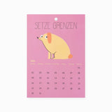 Slinga Illustration - Der Liebe Kleine Hunde Kalender (2026) - Kalender - ROSA ECK Concept Store