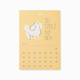 Slinga Illustration - Der Liebe Kleine Hunde Kalender (2026) - Kalender - ROSA ECK Concept Store