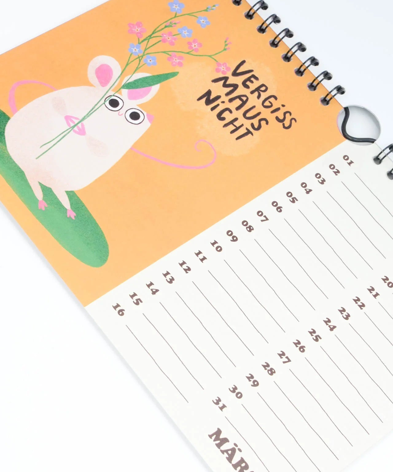 Slinga Illustration - Der Mausigste Kalender - Kalender - ROSA ECK Concept Store