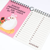 Slinga Illustration - Der Mausigste Kalender - Kalender - ROSA ECK Concept Store