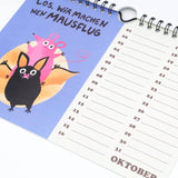 Slinga Illustration - Der Mausigste Kalender - Kalender - ROSA ECK Concept Store