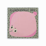 Slinga Illustration - FLUNDERVOLLE IDEE Kleiner Notizblock (Quadratisch) - Notizblock - ROSA ECK Concept Store