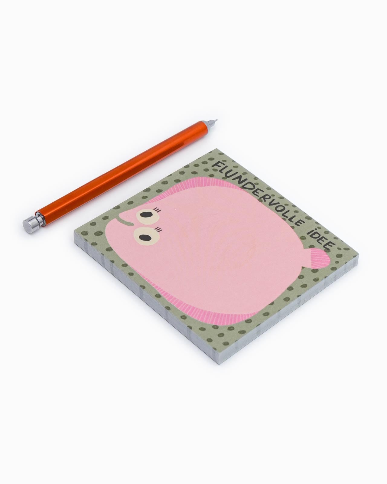 Slinga Illustration - FLUNDERVOLLE IDEE Kleiner Notizblock (Quadratisch) - Notizblock - ROSA ECK Concept Store