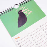 Slinga Illustration - Gans Lieber Vogelkalender - Kalender - ROSA ECK Concept Store