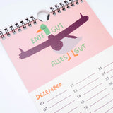 Slinga Illustration - Gans Lieber Vogelkalender - Kalender - ROSA ECK Concept Store