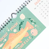 Slinga Illustration - GraFischer Geburtstagskalender (2026) - Kalender - ROSA ECK Concept Store