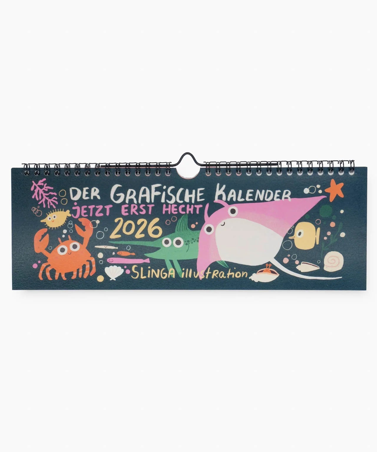 Slinga Illustration - GraFischer Geburtstagskalender (2026) - Kalender - ROSA ECK Concept Store