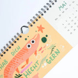 Slinga Illustration - GraFischer Geburtstagskalender (2026) - Kalender - ROSA ECK Concept Store