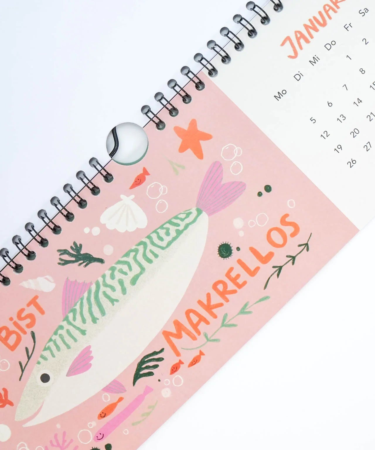Slinga Illustration - GraFischer Geburtstagskalender (2026) - Kalender - ROSA ECK Concept Store