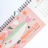 Slinga Illustration - GraFischer Geburtstagskalender (2026) - Kalender - ROSA ECK Concept Store