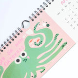 Slinga Illustration - GraFischer Geburtstagskalender (2026) - Kalender - ROSA ECK Concept Store