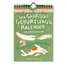 Slinga Illustration - GraFischer Geburtstagskalender für jedes Jahr - ROSA ECK - Fisch, Fische,