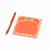 Slinga Illustration - KRABB ALLES IM GRIFF Quadratischer Notizblock - Notizblock - ROSA ECK