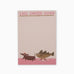 Slinga Illustration - LASS DORSCH ZIEHEN Notizblock (DIN A6) - Notizblock - ROSA ECK Concept Store